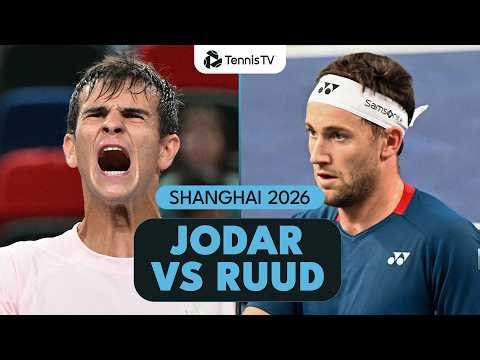 Rafael Jodar vs Casper Ruud For A Spot In The Semis 🔥 | Shanghai 2026 Highlights