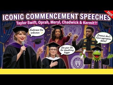 Famous Celebrity Graduation Speeches That Inspired Millions 🎓