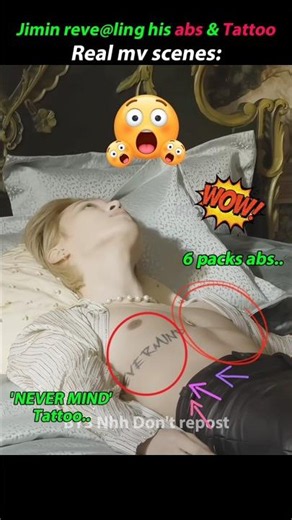 Jimin h0t in real scene. Shy behind the scenes..