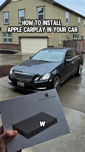 APEX MODULES Apple CarPlay on a Mercedes E550 | Car Soft TikTok