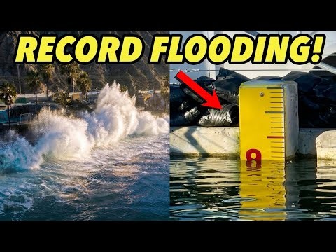 Coastal Emergency: Record King Tides Flood Newport/PCH + Malibu Sinkhole & Seawalls Destroyed 