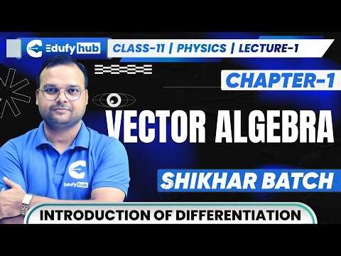 Class 11 ISC Physics | Chapter 1: Vector Algebra (Introduction) | Lecture 1 | Shikhar Batch |