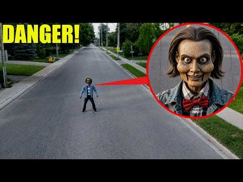 If you see this man blocking the road, stay away! (he’s very bad)