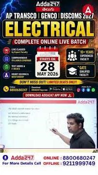 AP AEE | AE Electrical PYQs Explanation by Mahesh Sir