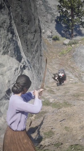 EPIC RDR2 Gameplay! Brave Hero Takes on Wild Foxes Alone in an INSANE Fight! #shorts #gaming