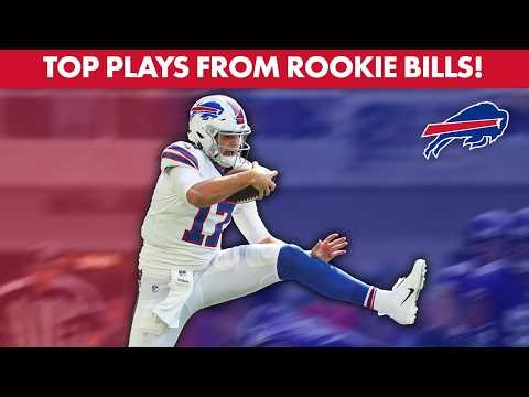 The BEST Plays From The Bills In Their Rookie Season! | Buffalo Bills