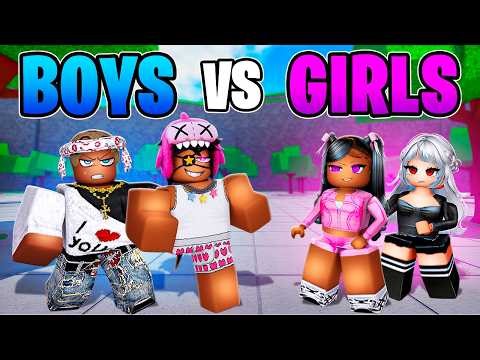 GIRLS VS BOYS in Roblox!