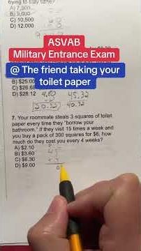 ASVAB odd question walkthrough 7 #asvabmath