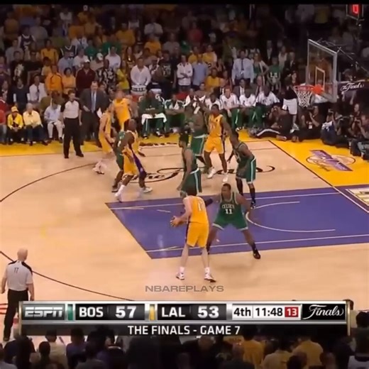Lakers vs Celtics game 7 of the 2010 NBA Finals.