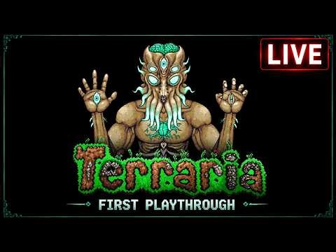 🔴 Terraria First Playthrough LIVE! #terraria