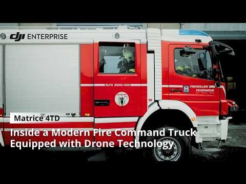 Inside a Modern Fire Command Truck Equipped with DJI Matrice 4TD