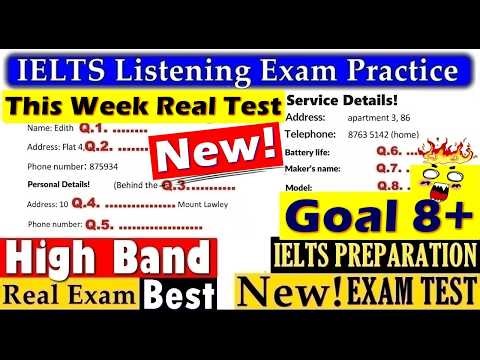 IELTS LISTENING PRACTICE TEST 2026 WITH ANSWERS | 29.01.2026