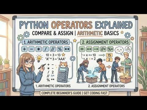Python Arithmetic & Assignment Operators Explained! Beginners Guide #codevibeofficial