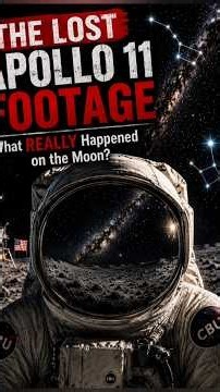 THE LOST APOLLO 11 FOOTAGE — What REALLY Happened on the Moon? 🌑