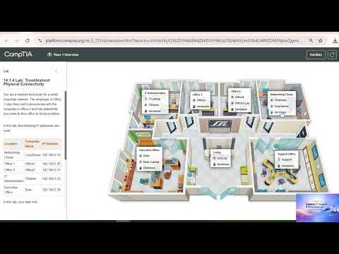14.1.4 Lab: Troubleshoot Physical Connectivity| CompTIA A + (Fix Network Cable Issues)