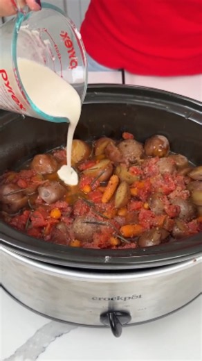 Easy crockpot beef stew that delivers rich flavor in every bite