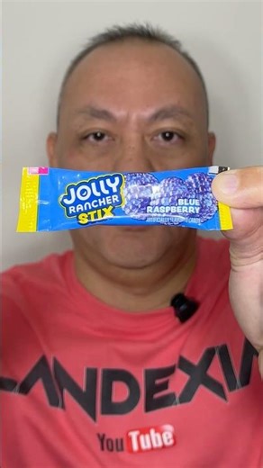 👂ASMR JOLLY RANCHER MINI STIX CANDY BLUE RASPBERRY FLAVOR EATING SOUNDS👂#shorts #asmr