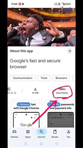 Google Chrome is bigger than you think. 🌐📈 #tech