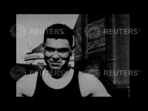 1919 BOXING: Jack Dempsey training for World Heavyweight Championship fight against Jess Willard