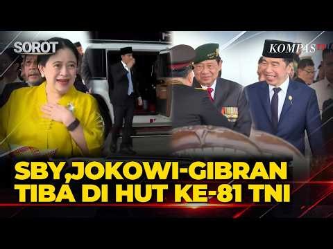 Intip! Suasana SBY, Jokowi, Gibran hingga Puan Maharani Tiba di Peringatan HUT ke-81 TNI