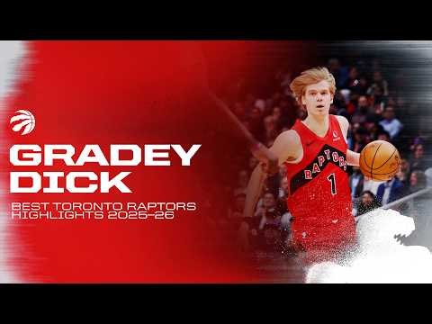 Gradey Dick Toronto Raptors Season Highlights 2025–26