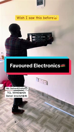 TCL 55V6D TV with Swivel Bracket - Installation