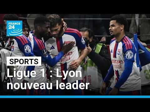 Ligue 1 : Lyon nouveau leader après sa difficile victoire face à Nice • FRANCE 24