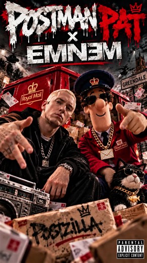 Postman Pat Eminem Godzilla Remix – Postzilla (Funny Rap Parody)
