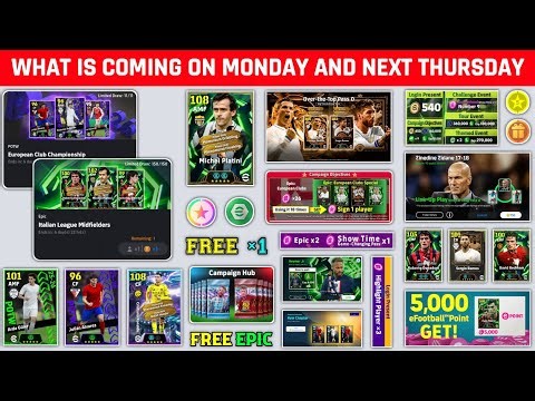 eFootball 2026 Update!! What Is Coming On Tomorrow & Thursday In eFootball 🤩 Free Epic & Free Coins