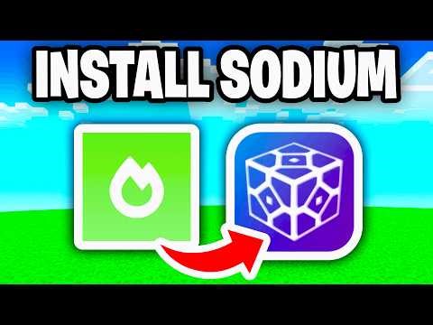 How To Download Sodium On SKlauncher! - Tutorial