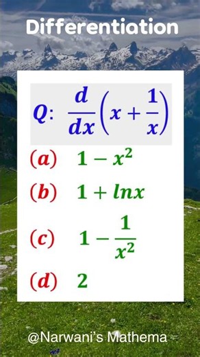 Can You Solve These Differentiation MCQs? 🤔 Class 12 Calculus Test