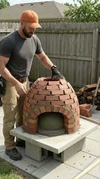 I Built a Brick Pizza Oven in My Backyard! 🍕🔥