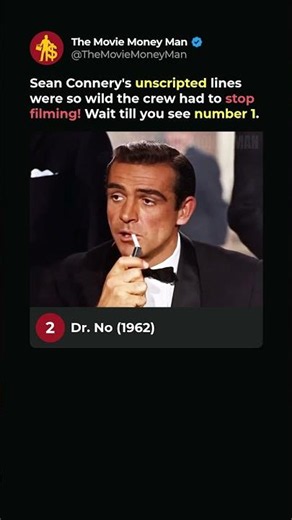 3 times Sean Connery completely threw out the script #movietrivia
