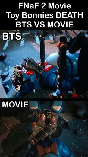 Toy Bonnies DEATH - Behind The Scenes VS Movie | FNaF 2 Movie BTS