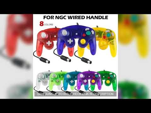 Multi-Colors Wired Gamepad For NGC Console Joypad Controller For GameCube NGC Classic Joystick Retro