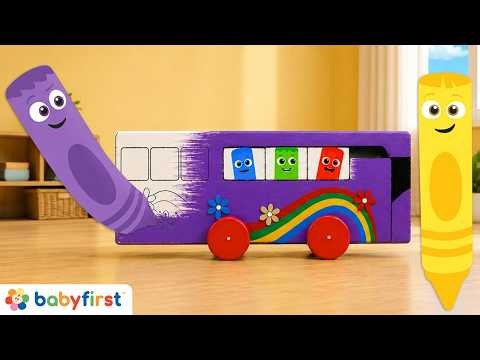 Color Crew Magic Full Episode | Toddlers Learn Colors with Funny Crayons & Crafts | BabyFirst