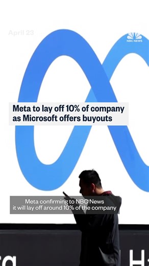 Meta to lay off 10% of company as Microsoft offers buyouts