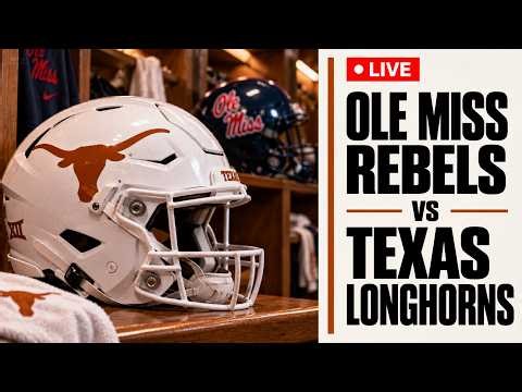 Ole Miss Rebels VS Texas Longhorns LIVE | NCAA Football Saturday
