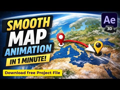 The Easiest Way To MAP Animation in After Effects | MotionPXL