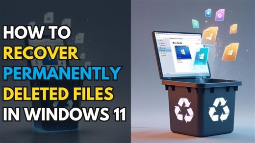 Windows 11: How to Recover Permanently Deleted Files | Easy File Recovery Methods | EDTECH4D - JOBSKILLSHARE