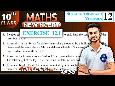 Class 10 Maths Chapter 12 | Surface Areas and Volumes | Exercise 12.1 Solutions