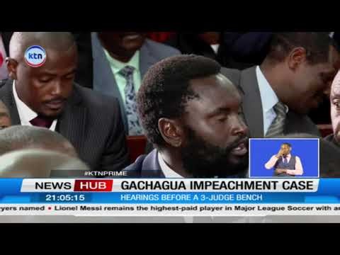 Gachagua impeachment hearing: Dr Dan Gikonyo testifies on treatment at Karen Hospital