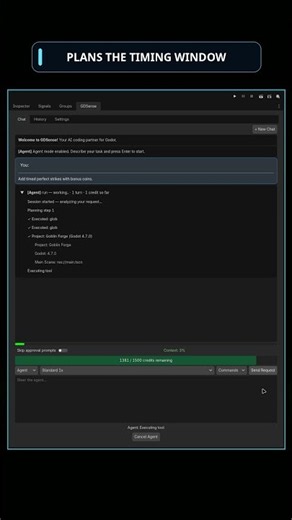 This Godot AI plugin added perfect strikes to an incremental game