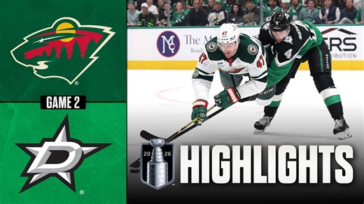 Wild vs. Stars | NHL Playoff Highlights | Game 2 | April 20, 2026