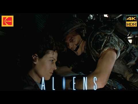 Aliens (1986) *ultimate* badass! Scene Movie Clip 4K HDR10 Remaster Dolby Vision Mastered