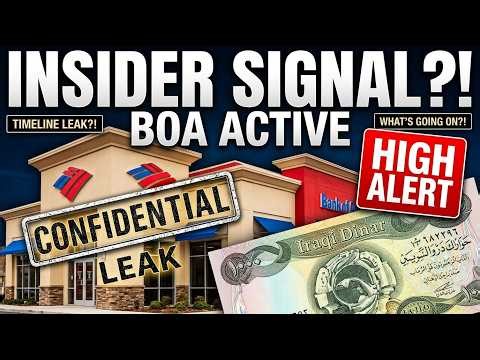 🚨 BOA Insider Signals RV Timeline — Dinar Desk Active as QFS & GCR Talk Builds for 2026🔊Iraqi dinar