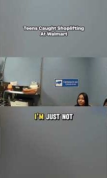 Teen Caught Shoplifting at Walmart Then Faces the Consequences!#shorts