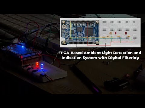 FPGA Based Ambient Light Detection and Indication System with Digital Filtering by Leizl Caserial
