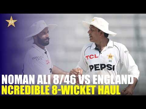 Noman Ali 8/46 Vs England | Incredible 8-Wicket Haul | 2nd Test 2024 | PCB | MR1K