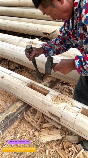 How a Hand-Cut Mortise Holds a House for 100 Years